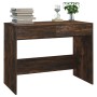 Escritorio madera de ingeniería roble ahumado 101x50x76,5 cm de vidaXL, Escritorios - Ref: Foro24-812996, Precio: 67,28 €, De...