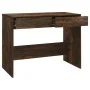 Escritorio madera de ingeniería roble ahumado 101x50x76,5 cm de vidaXL, Escritorios - Ref: Foro24-812996, Precio: 66,43 €, De...