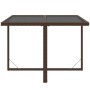 Set comedor de jardín 5 pzas con cojines ratán sintético marrón de vidaXL, Conjuntos de jardín - Ref: Foro24-3095512, Precio:...