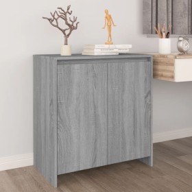 Aparador de madera contrachapada gris Sonoma 70x41x75 cm de vidaXL, Aparadores - Ref: Foro24-813003, Precio: 79,33 €, Descuen...