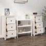 Aparadores 2 uds madera maciza de pino blanco 40x35x80 cm de vidaXL, Aparadores - Ref: Foro24-813742, Precio: 149,31 €, Descu...