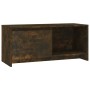 Mueble de TV madera de ingeniería roble ahumado 90x35x40 cm de vidaXL, Muebles TV - Ref: Foro24-813017, Precio: 45,11 €, Desc...