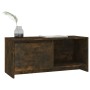 Mueble de TV madera de ingeniería roble ahumado 90x35x40 cm de vidaXL, Muebles TV - Ref: Foro24-813017, Precio: 45,11 €, Desc...
