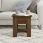 Mesa de centro madera de ingeniería marrón roble 40x40x42 cm de vidaXL, Mesas de centro - Ref: Foro24-813082, Precio: 32,26 €...