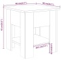 Mesa de centro madera de ingeniería marrón roble 40x40x42 cm de vidaXL, Mesas de centro - Ref: Foro24-813082, Precio: 32,26 €...