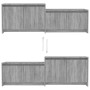 Mueble de TV madera de ingeniería gris ahumado 146,5x35x50 cm de vidaXL, Muebles TV - Ref: Foro24-813027, Precio: 61,25 €, De...