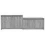 Mueble de TV madera de ingeniería gris ahumado 146,5x35x50 cm de vidaXL, Muebles TV - Ref: Foro24-813027, Precio: 60,69 €, De...