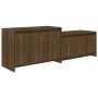 Mueble de TV madera de ingeniería marrón roble 146,5x35x50 cm de vidaXL, Muebles TV - Ref: Foro24-813028, Precio: 60,60 €, De...