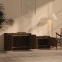 Mueble de TV madera de ingeniería marrón roble 146,5x35x50 cm de vidaXL, Muebles TV - Ref: Foro24-813028, Precio: 61,18 €, De...