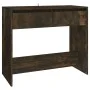 Mesa consola madera de ingeniería roble ahumado 89x41x76,5 cm de vidaXL, Mesas auxiliares - Ref: Foro24-812999, Precio: 45,58...