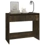 Mesa consola madera de ingeniería roble ahumado 89x41x76,5 cm de vidaXL, Mesas auxiliares - Ref: Foro24-812999, Precio: 45,58...