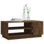 Mesa de centro madera de ingeniería roble ahumado 102x55x43 cm de vidaXL, Mesas de centro - Ref: Foro24-813083, Precio: 53,63...