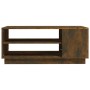 Mesa de centro madera de ingeniería roble ahumado 102x55x43 cm de vidaXL, Mesas de centro - Ref: Foro24-813083, Precio: 53,63...