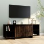 Mueble de TV madera de ingeniería roble ahumado 130x35x50 cm de vidaXL, Muebles TV - Ref: Foro24-813053, Precio: 80,82 €, Des...