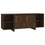 Mueble de TV madera de ingeniería roble ahumado 130x35x50 cm de vidaXL, Muebles TV - Ref: Foro24-813053, Precio: 80,82 €, Des...