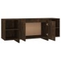 Mueble de TV madera de ingeniería roble ahumado 130x35x50 cm de vidaXL, Muebles TV - Ref: Foro24-813053, Precio: 80,82 €, Des...
