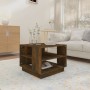 Mesa de centro madera de ingeniería roble ahumado 55x55x43 cm de vidaXL, Mesas de centro - Ref: Foro24-813086, Precio: 46,49 ...