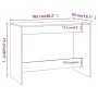 Juego de comedor 3 piezas madera ingeniería marrón roble de vidaXL, muebles para cocinas y comedores - Ref: Foro24-812971, Pr...