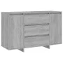 Aparador con 3 cajones gris Sonoma 120x41x75 cm de vidaXL, Aparadores - Ref: Foro24-813063, Precio: 127,30 €, Descuento: %