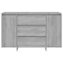 Aparador con 3 cajones gris Sonoma 120x41x75 cm de vidaXL, Aparadores - Ref: Foro24-813063, Precio: 127,30 €, Descuento: %