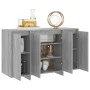 Aparador de madera de ingeniería gris Sonoma 120x41x75 cm de vidaXL, Aparadores - Ref: Foro24-813060, Precio: 135,87 €, Descu...