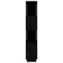 Estantería/divisor de espacios madera pino negro 80x25x132 cm de vidaXL, Librerías y estanterías - Ref: Foro24-814063, Precio...