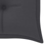 Banco Batavia con cojín antracita madera maciza de teca 150 cm de vidaXL, Bancos de jardín - Ref: Foro24-3100841, Precio: 245...