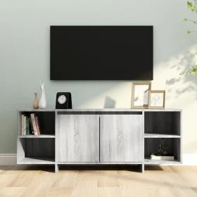 Mueble de TV madera de ingeniería gris Sonoma 130x35x50 cm de vidaXL, Muebles TV - Ref: Foro24-813054, Precio: 76,16 €, Descu...