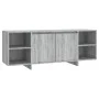 Mueble de TV madera de ingeniería gris Sonoma 130x35x50 cm de vidaXL, Muebles TV - Ref: Foro24-813054, Precio: 76,16 €, Descu...
