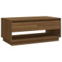 Mesa de centro madera de ingeniería marrón roble 102,5x55x44 cm de vidaXL, Mesas de centro - Ref: Foro24-812980, Precio: 82,6...