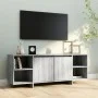 Mueble de TV madera de ingeniería gris Sonoma 130x35x50 cm de vidaXL, Muebles TV - Ref: Foro24-813054, Precio: 76,16 €, Descu...
