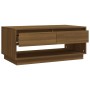 Mesa de centro madera de ingeniería marrón roble 102,5x55x44 cm de vidaXL, Mesas de centro - Ref: Foro24-812980, Precio: 82,6...