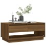 Mesa de centro madera de ingeniería marrón roble 102,5x55x44 cm de vidaXL, Mesas de centro - Ref: Foro24-812980, Precio: 82,6...
