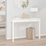 Solid white pine wood console table 110x40x75 cm by vidaXL, Side tables - Ref: Foro24-814240, Price: 75,33 €, Discount: %