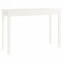 Solid white pine wood console table 110x40x75 cm by vidaXL, Side tables - Ref: Foro24-814240, Price: 75,33 €, Discount: %