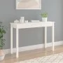 Solid white pine wood console table 110x40x75 cm by vidaXL, Side tables - Ref: Foro24-814240, Price: 75,33 €, Discount: %