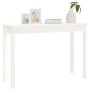 Mesa consola de madera maciza de pino blanco 110x40x75 cm de vidaXL, Mesas auxiliares - Ref: Foro24-814240, Precio: 76,81 €, ...