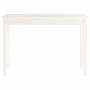 Mesa consola de madera maciza de pino blanco 110x40x75 cm de vidaXL, Mesas auxiliares - Ref: Foro24-814240, Precio: 76,81 €, ...