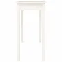 Solid white pine wood console table 110x40x75 cm by vidaXL, Side tables - Ref: Foro24-814240, Price: 75,33 €, Discount: %