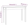 Mesa consola de madera maciza de pino blanco 110x40x75 cm de vidaXL, Mesas auxiliares - Ref: Foro24-814240, Precio: 76,81 €, ...