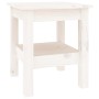 Mesa de centro de madera maciza de pino blanco 35x35x40 cm de vidaXL, Mesas de centro - Ref: Foro24-814260, Precio: 51,13 €, ...