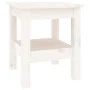 Mesa de centro de madera maciza de pino blanco 35x35x40 cm de vidaXL, Mesas de centro - Ref: Foro24-814260, Precio: 50,35 €, ...