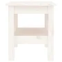 Mesa de centro de madera maciza de pino blanco 35x35x40 cm de vidaXL, Mesas de centro - Ref: Foro24-814260, Precio: 50,35 €, ...