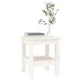 Mesa de centro de madera maciza de pino blanco 35x35x40 cm de vidaXL, Mesas de centro - Ref: Foro24-814260, Precio: 50,35 €, ...
