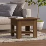 Mesa de centro madera de ingeniería marrón roble 55x55x42 cm de vidaXL, Mesas de centro - Ref: Foro24-813079, Precio: 42,77 €...