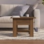 Mesa de centro madera de ingeniería marrón roble 55x55x42 cm de vidaXL, Mesas de centro - Ref: Foro24-813079, Precio: 43,35 €...