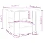 Mesa de centro madera de ingeniería marrón roble 55x55x42 cm de vidaXL, Mesas de centro - Ref: Foro24-813079, Precio: 42,77 €...