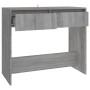 Mesa consola madera de ingeniería gris Sonoma 89x41x76,5 cm de vidaXL, Mesas auxiliares - Ref: Foro24-813000, Precio: 58,00 €...