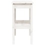 Mesa consola de madera maciza de pino blanco 80x40x75 cm de vidaXL, Mesas auxiliares - Ref: Foro24-814305, Precio: 69,14 €, D...