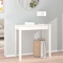 Mesa consola de madera maciza de pino blanco 80x40x75 cm de vidaXL, Mesas auxiliares - Ref: Foro24-814245, Precio: 62,25 €, D...